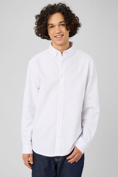 Chemise oxford ray&eacute;e