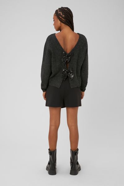 Gilet noeuds sequins
