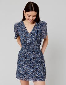 Robe courte imprimée