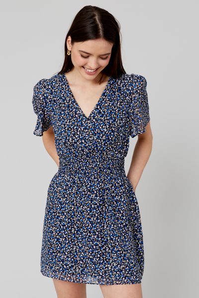 Robe courte imprimée
