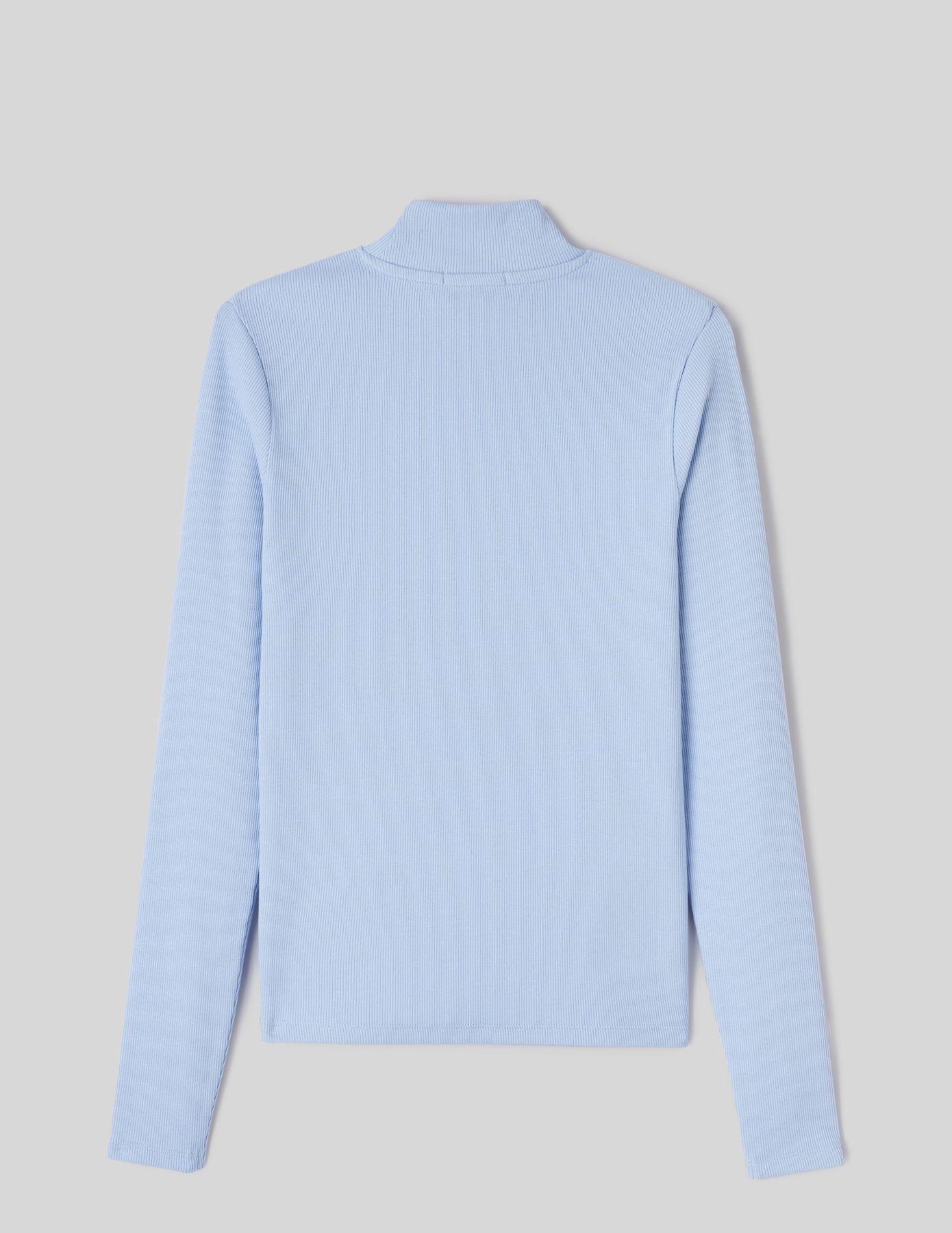 T-shirt col montant uni