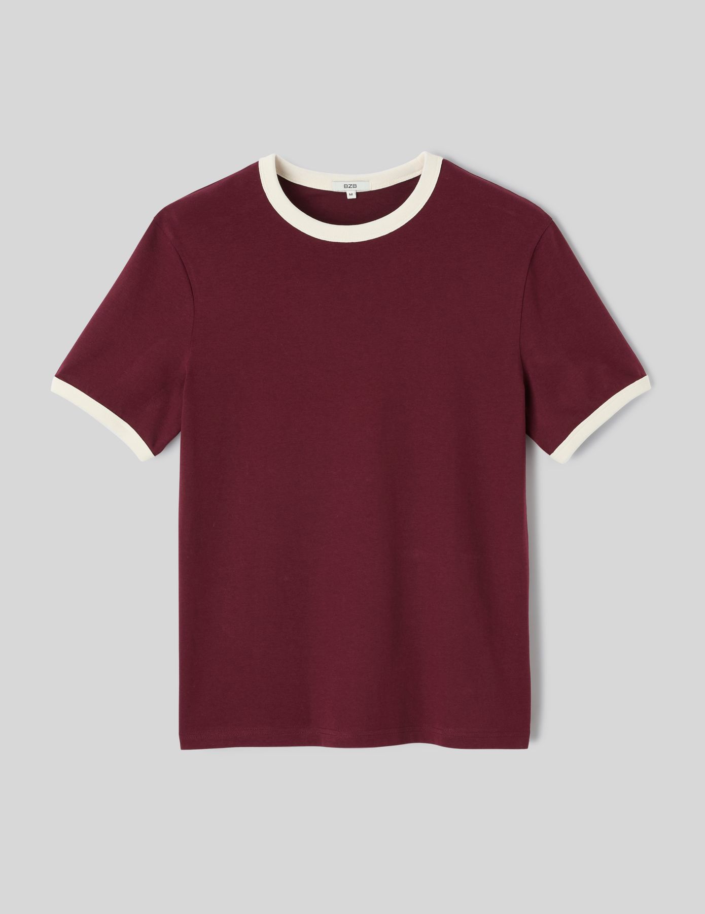 T-shirt bords contrast&eacute;s