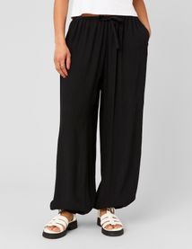 Pantalon fluide &eacute;lastiqu&eacute; bas