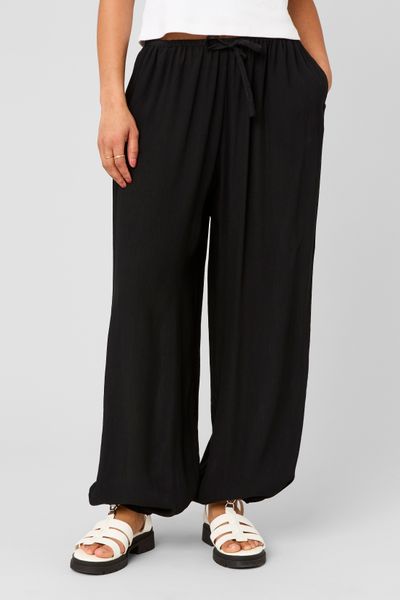 Pantalon fluide &eacute;lastiqu&eacute; bas