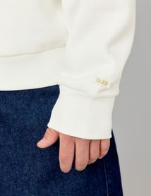 Sweat col montant zippé