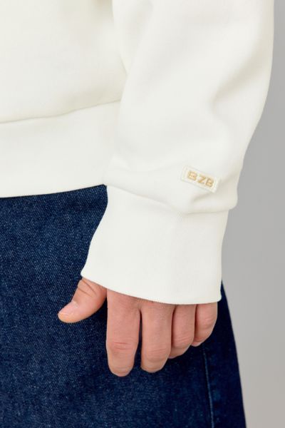 Sweat col montant zippé