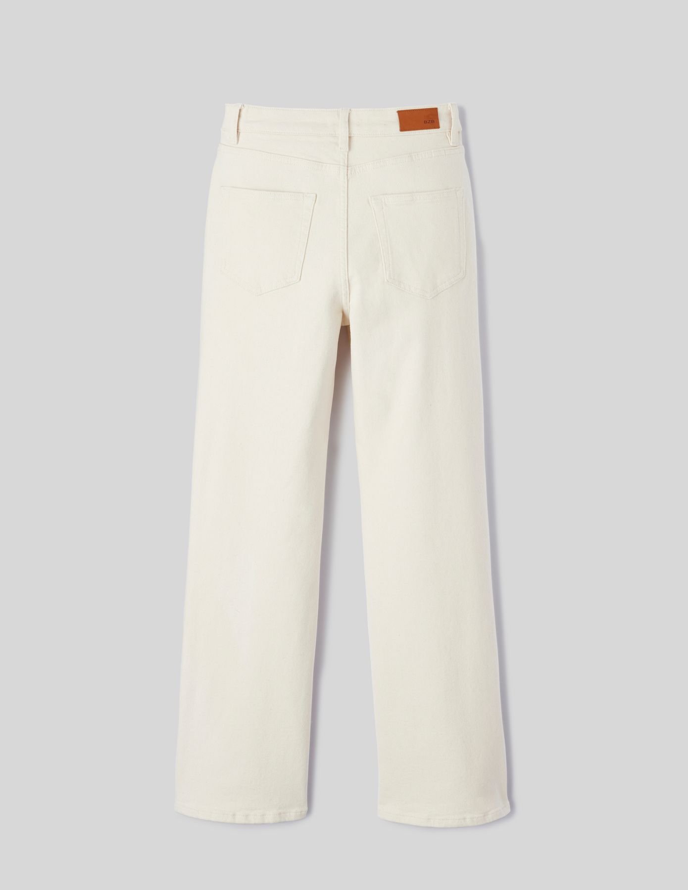 Jean straight taille haute