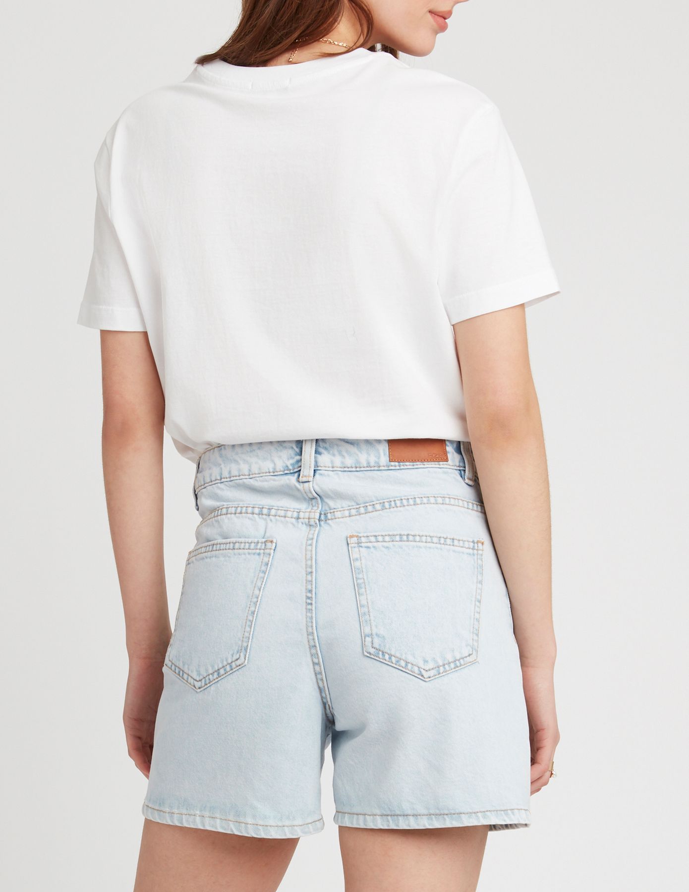 Short en jean mom fit