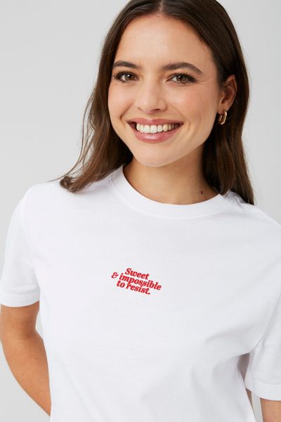 T-shirt imprim&eacute; devant/dos