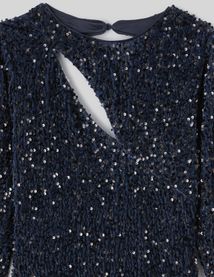 Robe courte sequins
