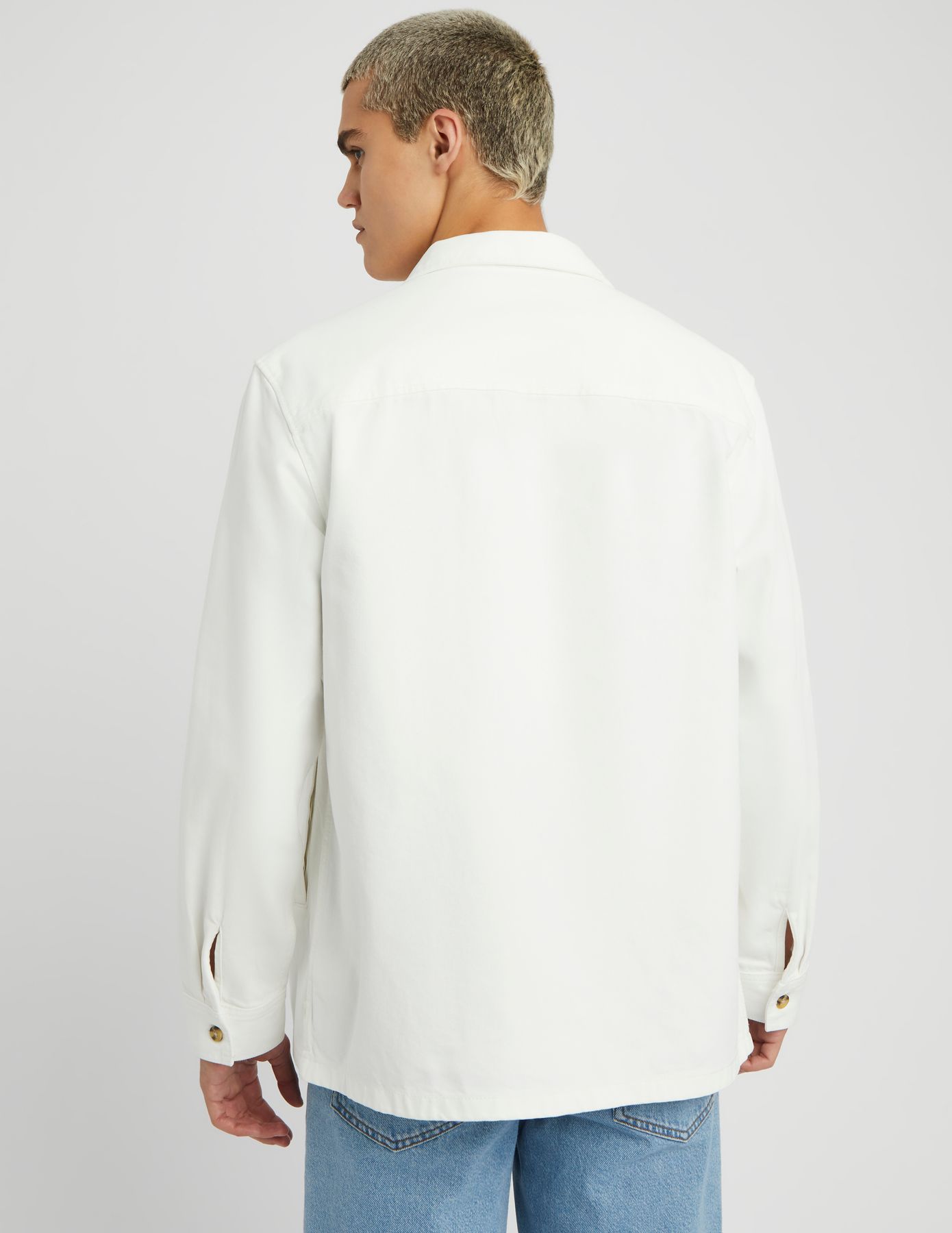 Surchemise twill unie