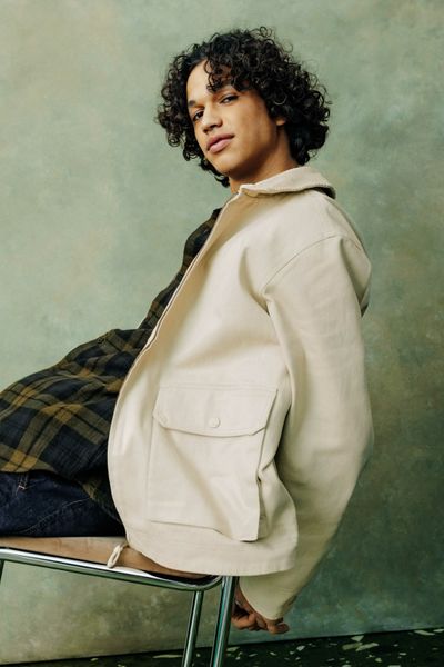 Veste zipp&eacute;e col velours