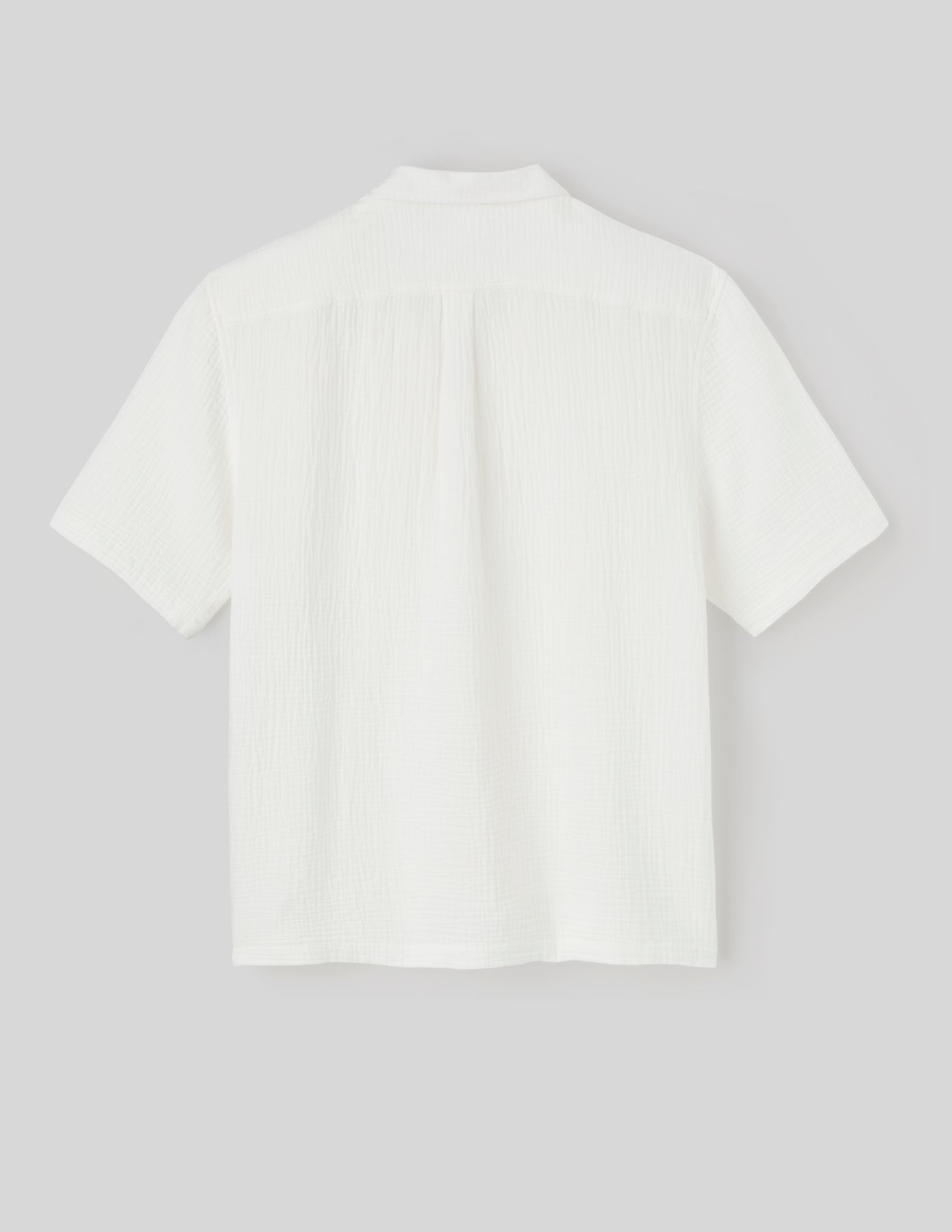 Chemise manches courtes gaze de coton