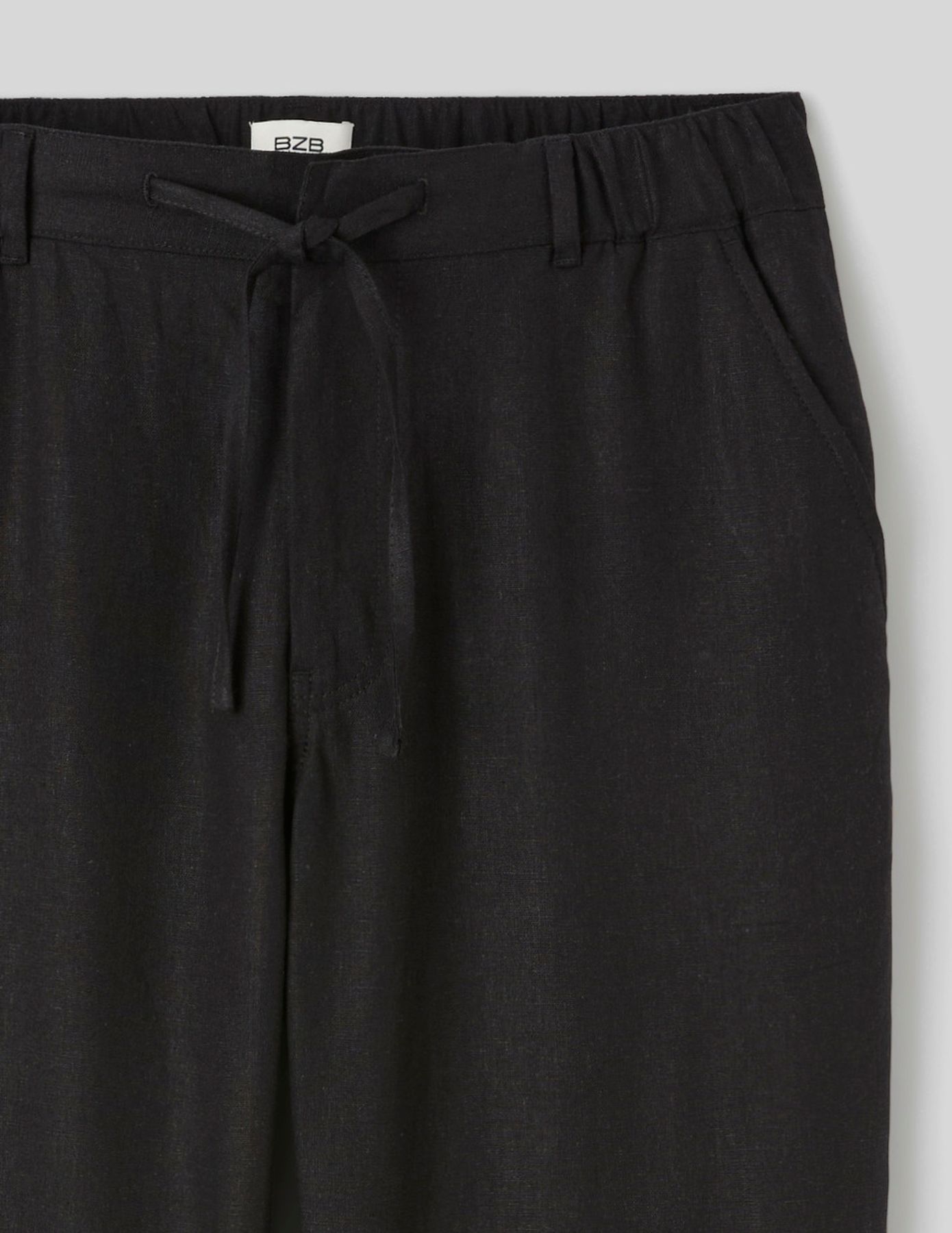Pantalon de ville fluide viscose lin