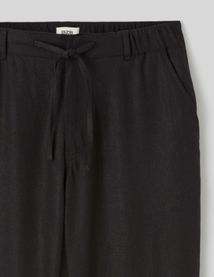 Pantalon de ville fluide viscose lin
