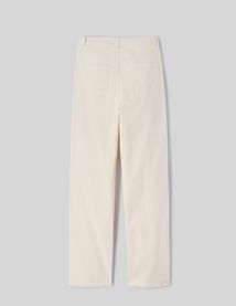 Pantalon straight velours