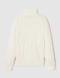 Pull col montant zippé