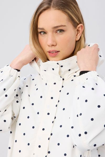 Blouson l&eacute;ger imprim&eacute; pois