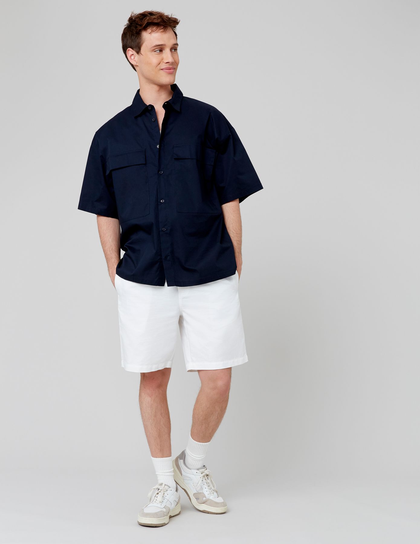 Bermuda coton lin