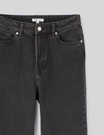 Jean straight taille haute