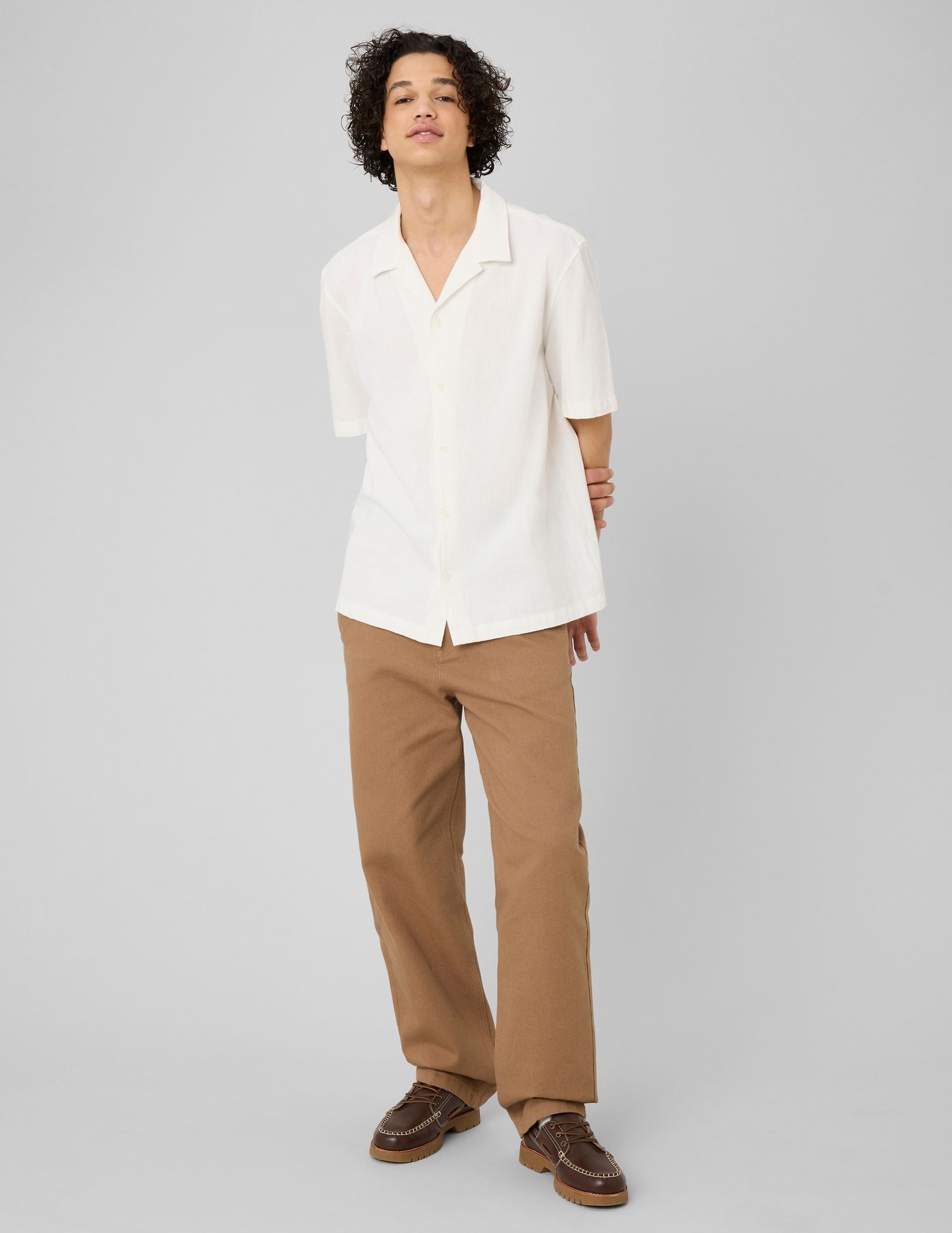 Chemises manches courtes unie