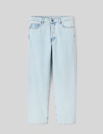Jean loose bleach