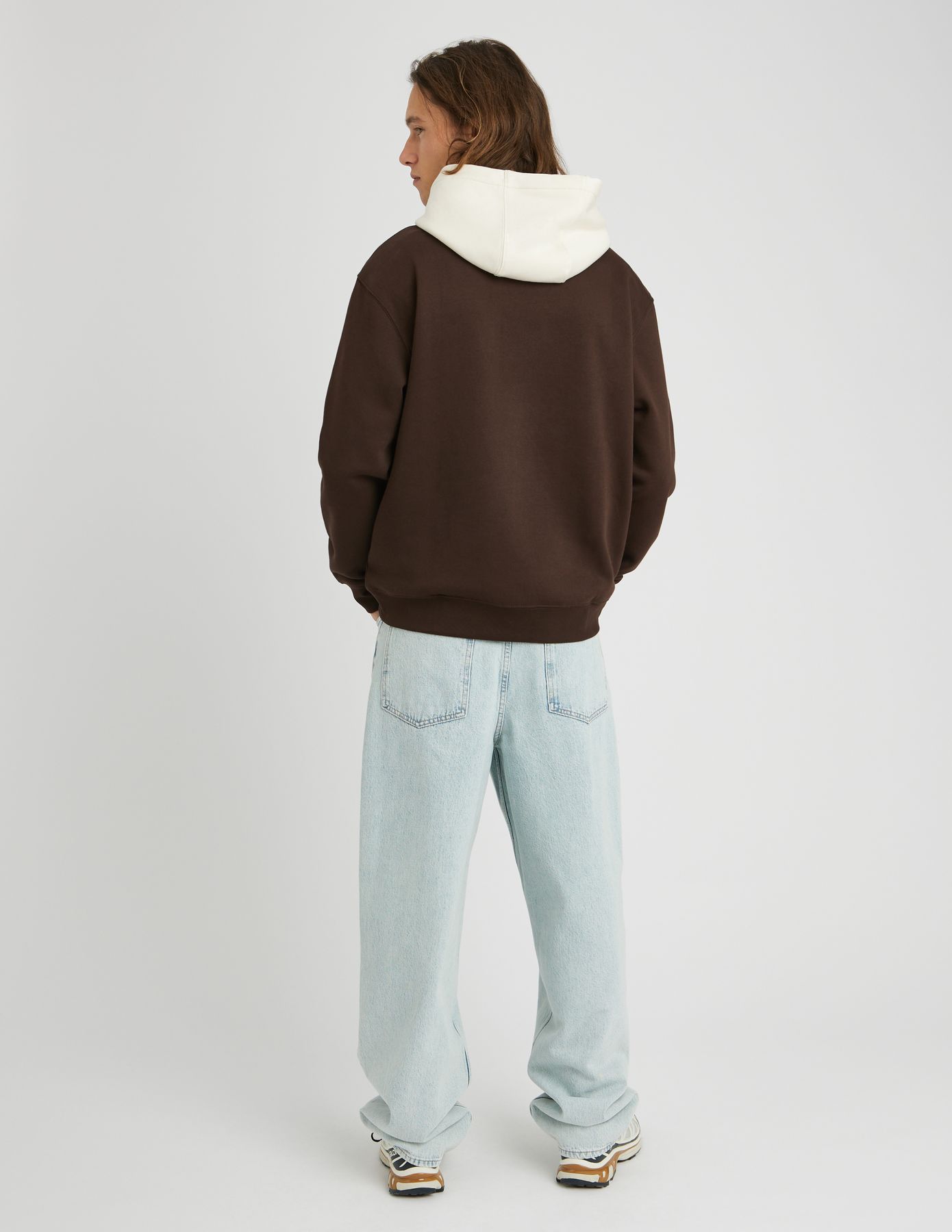 Sweat à capuche colorblock