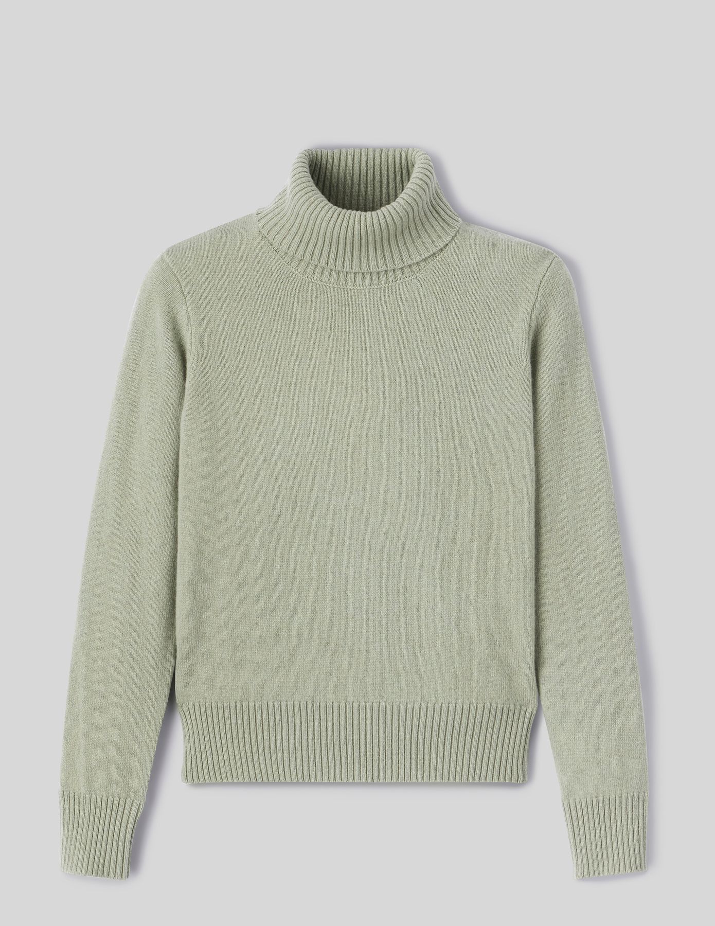 Pull col roulé