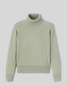 Pull col roulé