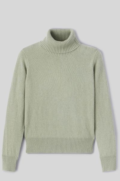 Pull col roulé