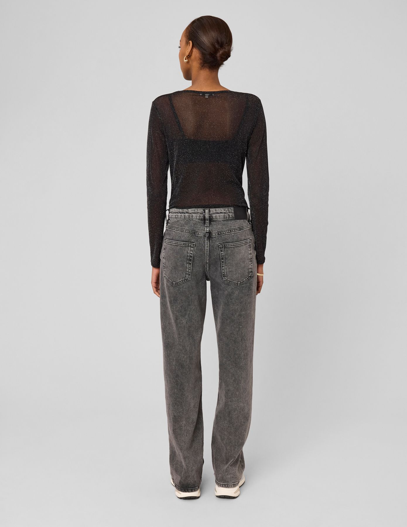 T-shirt resille paillet&eacute;