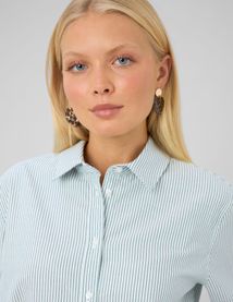 Chemise ray&eacute;e manches longues