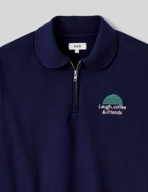 Sweat col polo