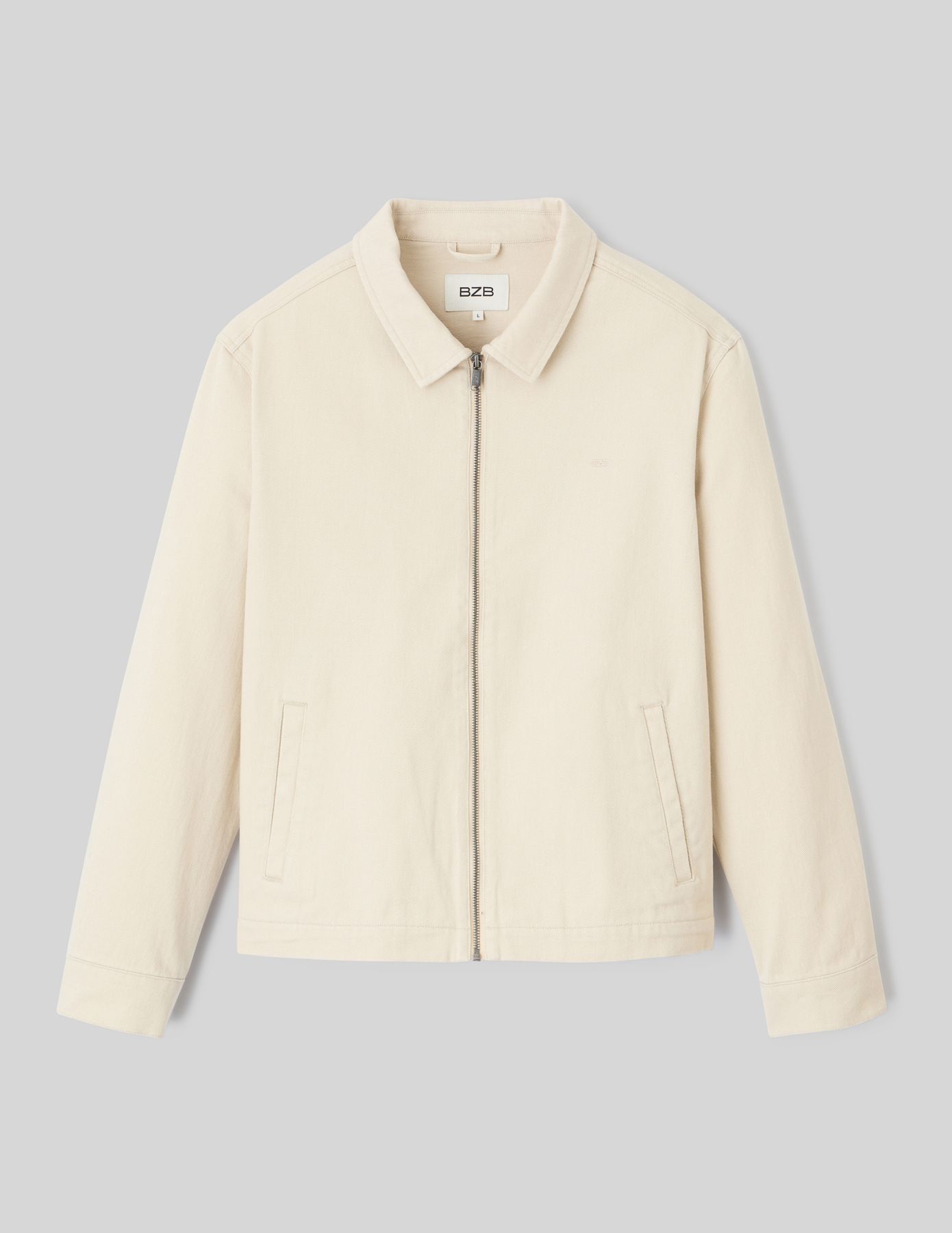 Veste zippée uni