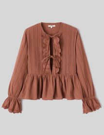 Blouse &agrave; nouer