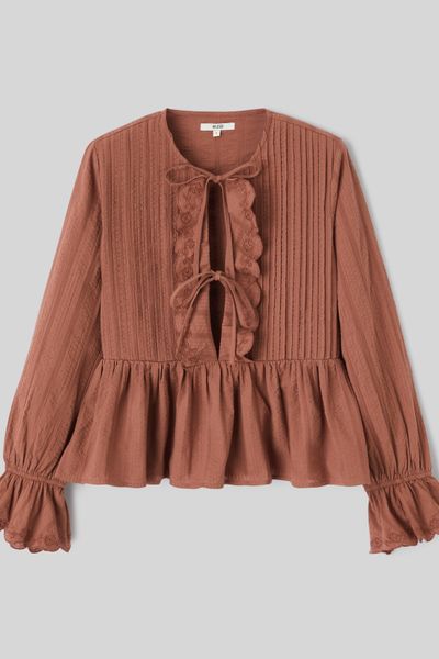 Blouse &agrave; nouer