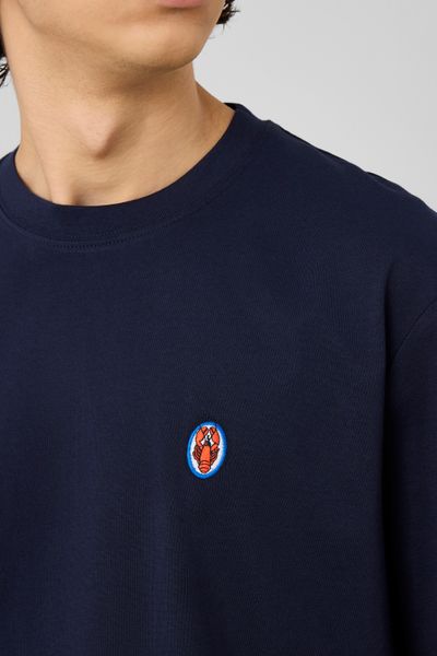 T-shirt broderie poitrine