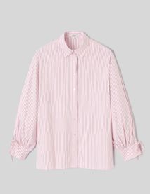 Chemise ray&eacute;e oversize