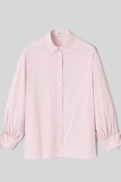 Chemise ray&eacute;e oversize