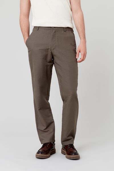 Pantalon de ville coton lin