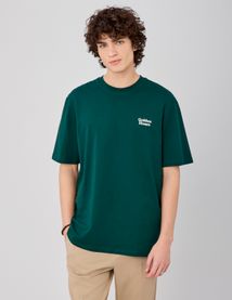 T-shirt imprim&eacute; devant/dos