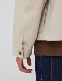 Veste zipp&eacute;e col velours