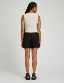 Gilet de costume rayé
