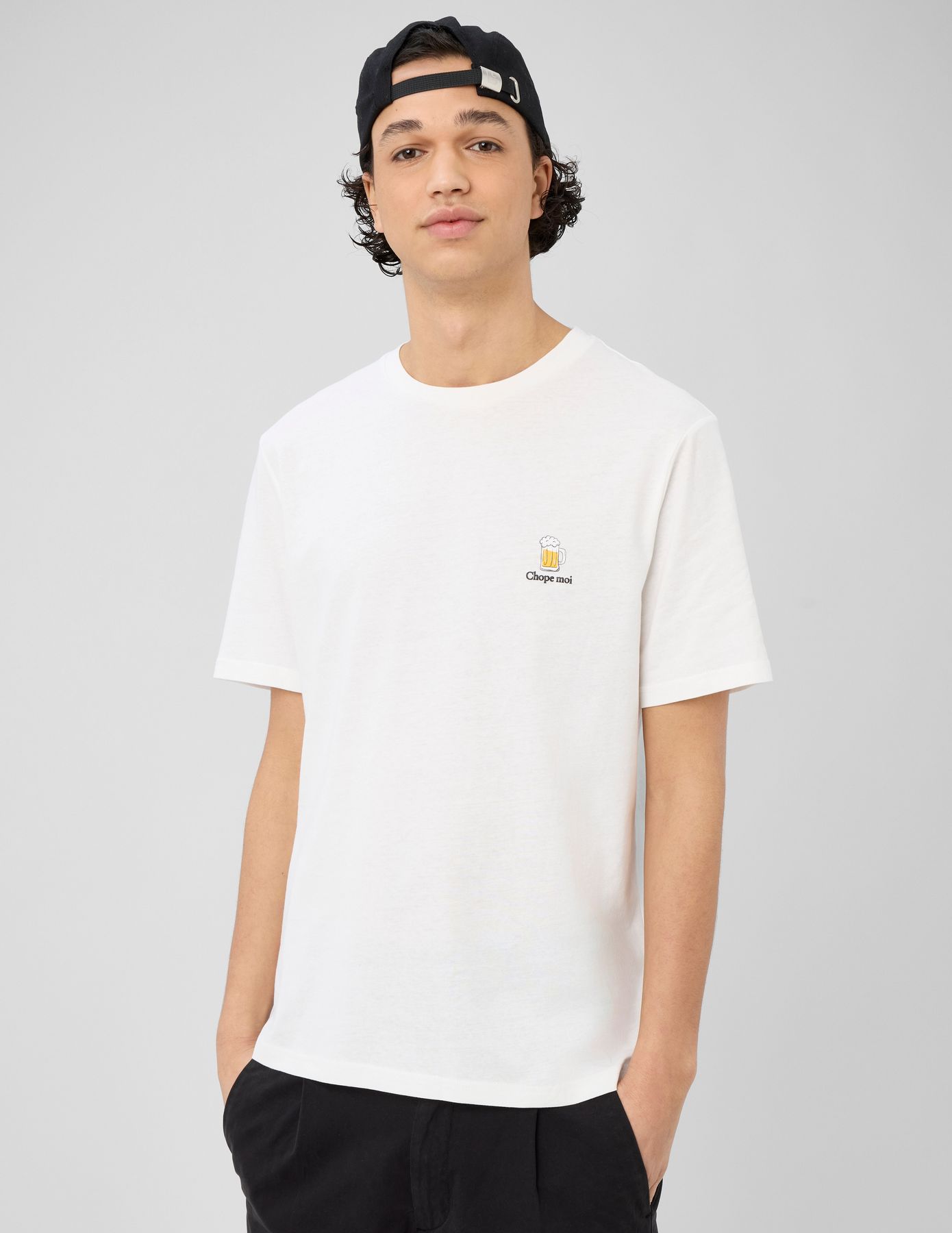 T-shirt animation poitrine