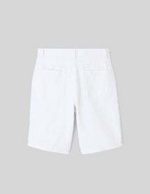 Bermuda en jean blanc fantaisie