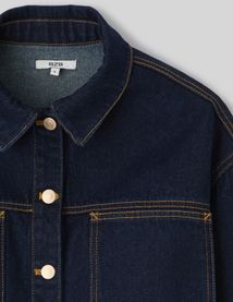 Veste en jean brut
