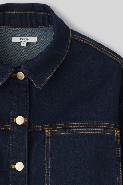 Veste en jean brut