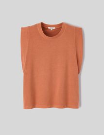 T-shirt sans manches délavé