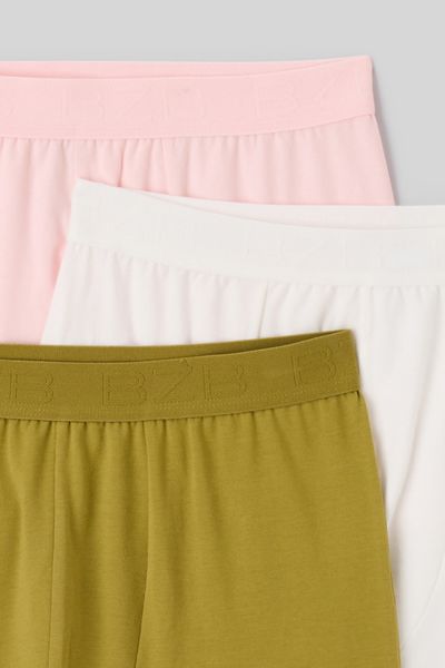 Lot de 3 boxers unis