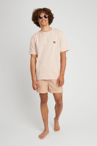 Short de bain AOP géométrique